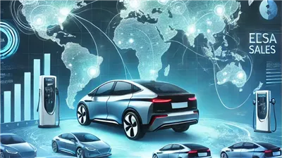 مبيعات السيارات الكهربائية والهجينة في العالم 