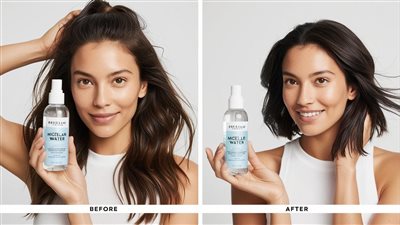 ماء ميسيلار كشامبو جاف هل تنجح خدعة تيك توك حقا