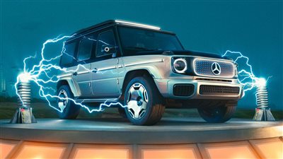 مرسيدس بنز تعمل على نسخة أصغر من G-Class الكهربائية بالكامل