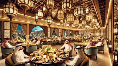 موسم الرياض استمتعوا بأشهى المأكولات العربية بطابع رمضاني فاخر في فيلا ماماز في المشراق