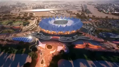 إزالة خيمة ملعب مدينة الملك فهد الرياضية لتجهيز مباريات كأس آسيا 2027 و كأس العالم 2034