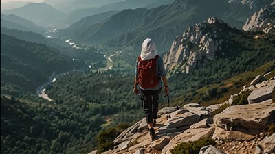 بطلة التسلق الإيرانية ألناز ركابي تغادر البلاد بعد تعرضها لضغوط بشأن ارتداء الحجاب