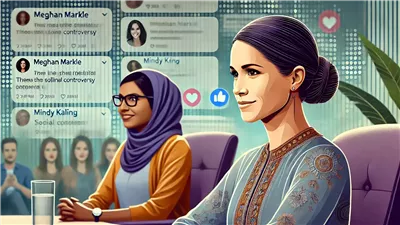 ما سبب انزعاج مستخدمي الإنترنت من ميغان ماركل بعد استضافة ميندي كالينج