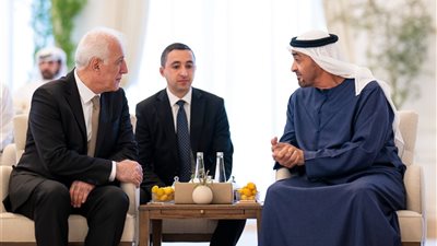 رئيسا الإمارات وأرمينيا يبحثان سبل تعزيز التعاون الثنائي