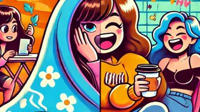 تريند وش_أفضل_لك؟ مقارنات مضحكة بين خيارين (كوفي vs. نوم، شاي vs. قهوة)