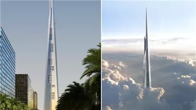 بدأت أعمال بناء أطول برج في العالم في المملكة العربية السعودية