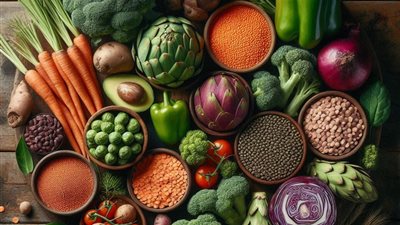 10 خضراوات تحتوي على أعلى نسبة من الألياف