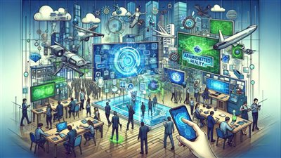 شركات EdTech تطرح منصات تعليمية تعمل بتقنية الواقع المعزز (AR) للعلوم والهندسة.