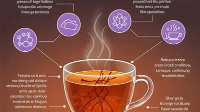 فوائد شاي الزعفران الكشميري والإيلايتشي قبل النوم