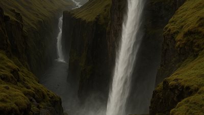 نهر يجري إلى الأعلى! كيف يحدث ذلك؟