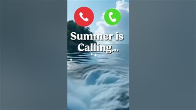 ترند summer is calling استمتع بأجواء الراحة و العطلة
