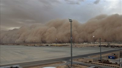 العاصفة شيماء تدخل مصر و أجواء حارة بعد أيام