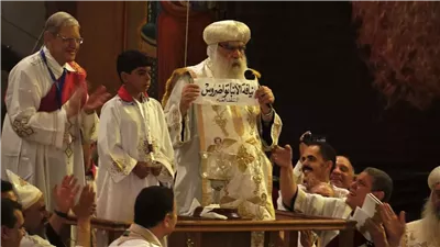 حضور بارز في القداس الافتتاحي للبابا ليون الرابع عشر الذي يمثل البداية الرسمية لحبريته 