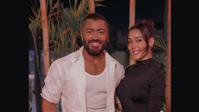 هل قام تامر حسني بإزالة وشم بسمة بوسيل؟