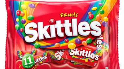 أسقطت شركة Skittles المواد المضافة عن الحلوى