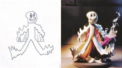 أداة جديدة لتحويل رسومات الأطفال إلى نماذج ثلاثية الأبعاد