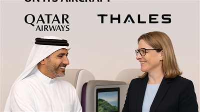 الخطوط القطرية تتعاون مع  تاليس  لدعم التحول الرقمي على طائراتها