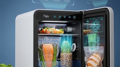 ثلاجة Figo الصغيرة تعمل بتقنية الطبخ بالسو فيد لتنظيم الوجبات الصحية